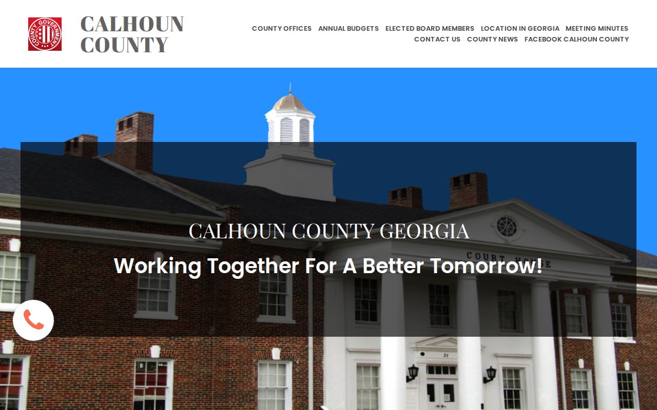Calhoun County criminal history county government overview